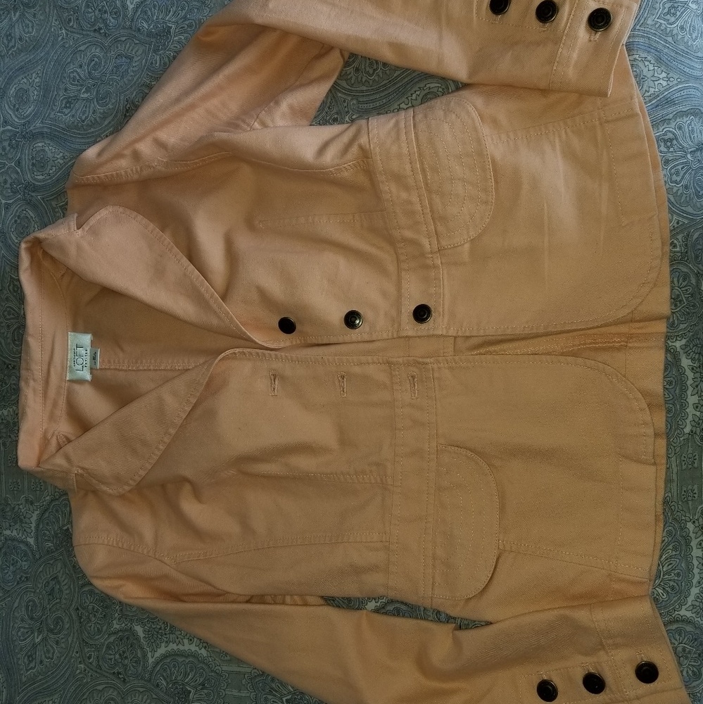 Ann Taylor LOFT 8P (really sz4) peach jacket